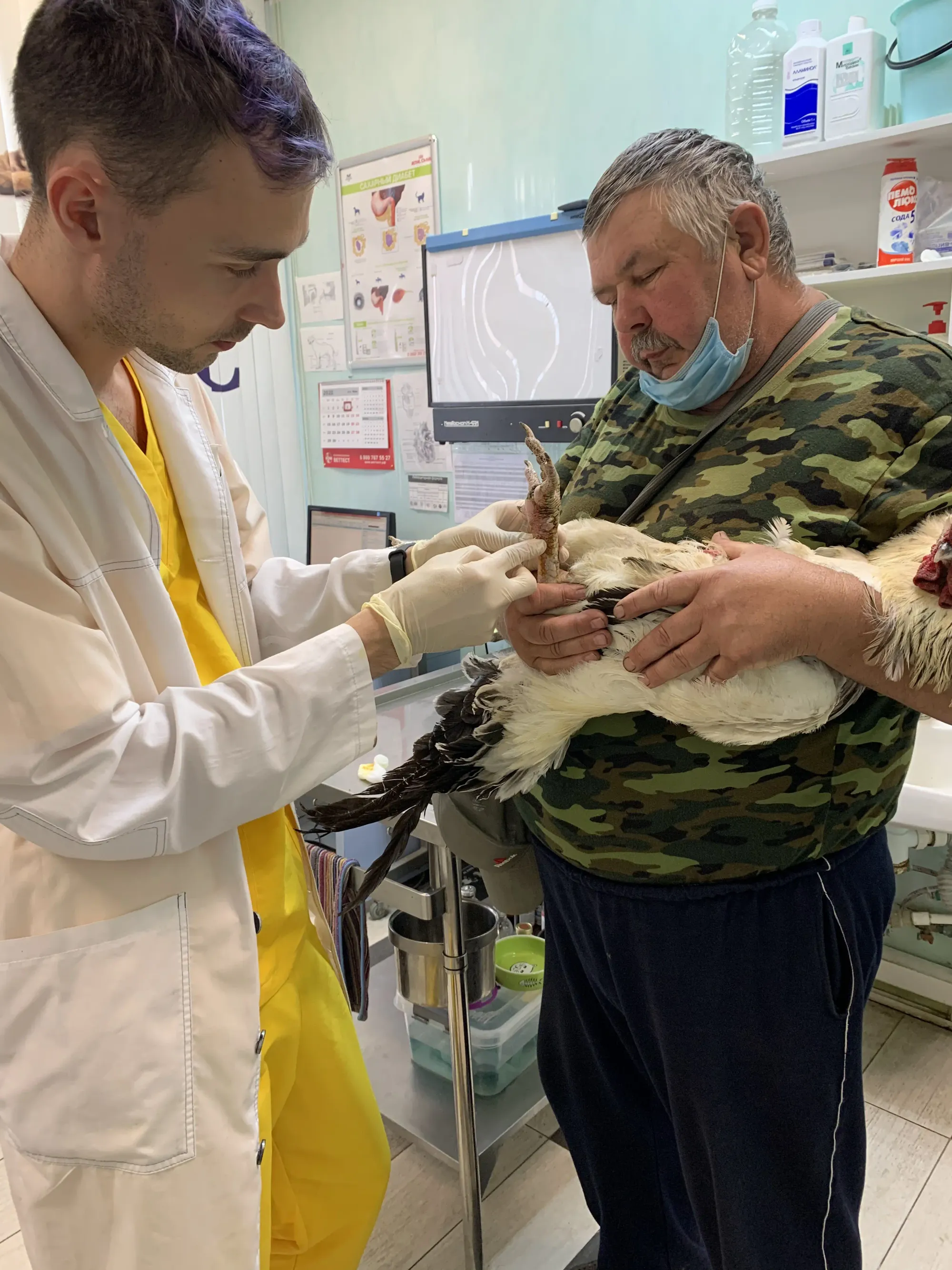 Dr. Strelkov during surgical procedure at specialist clinic